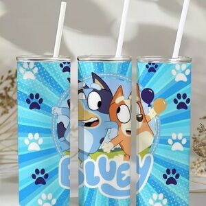 Bluey Themed Party Tumblers - Blue